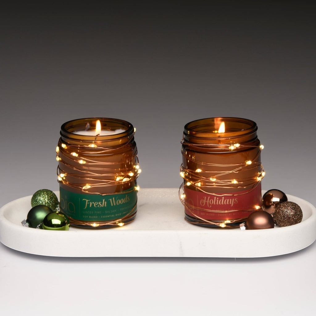 Fresh Woods Holiday Soy Blend Candle — Christmas Tree, Pine & Balsam