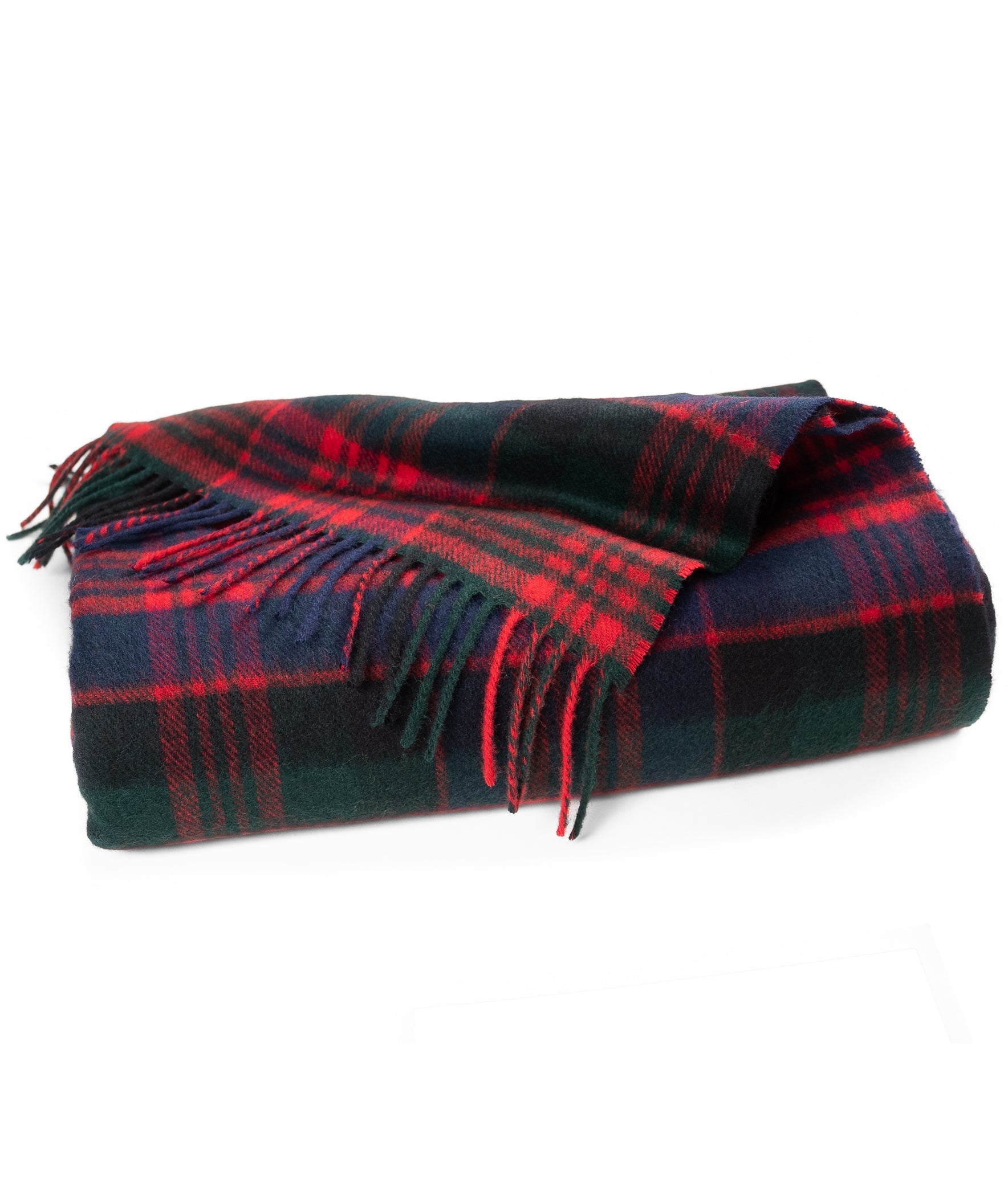 Highland Tartan Tweed Merino Wool Throw - Macdonald
