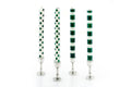Green Dots & Stripes Tapers - Gift Box of 4
