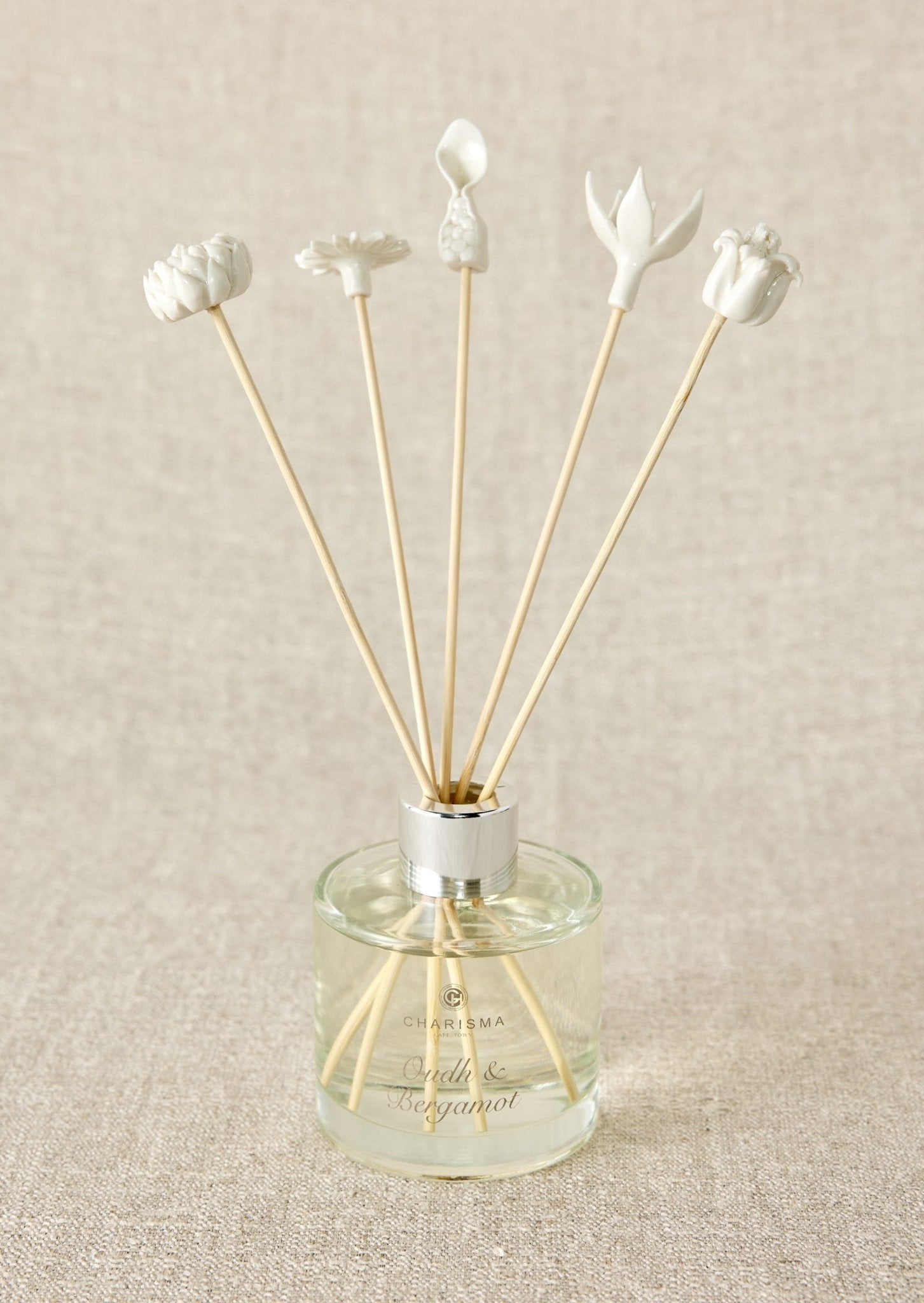 African Flowers Bamboo Diffuser Set - Che Cose Belle