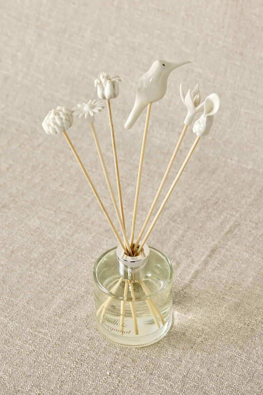 African Flowers Bamboo Diffuser Set - Che Cose Belle