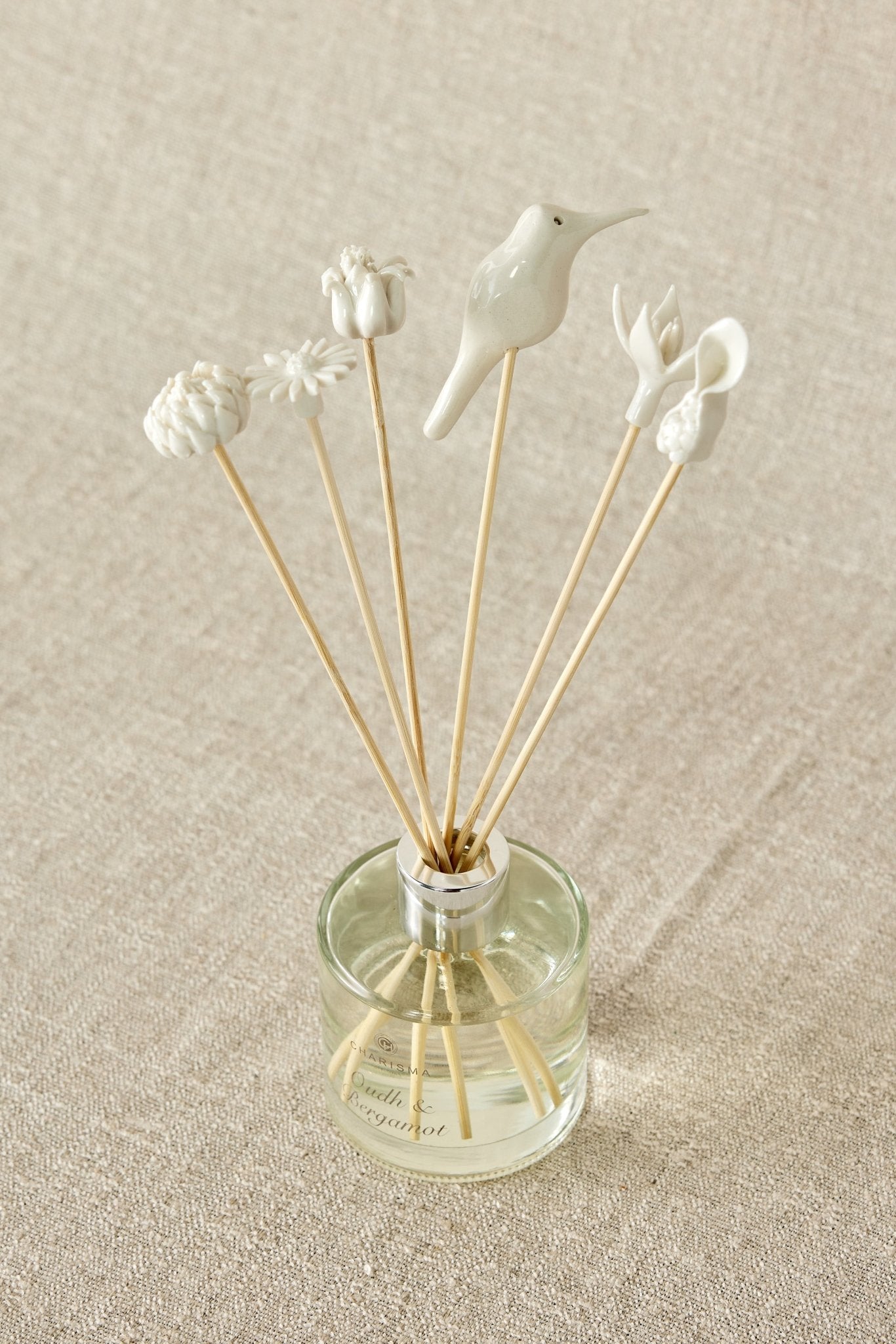 African Flowers Bamboo Diffuser Set - Che Cose Belle