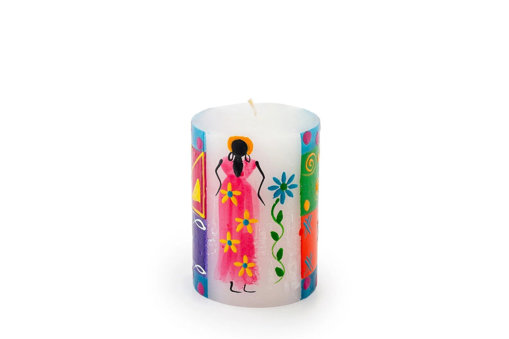 African Ladies Painted Candles - Che Cose Belle