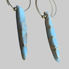 African Opal Spear Bertoni Earrings - 14k Gold Filled Sterling Silver - Che Cose Belle