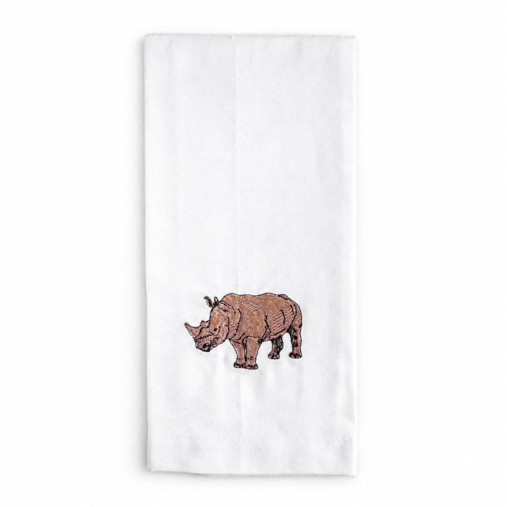 African Wildlife Cotton Tea Towels - Handmade Kitchen Gift - Che Cose Belle
