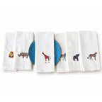 African Wildlife Cotton Tea Towels - Handmade Kitchen Gift - Che Cose Belle