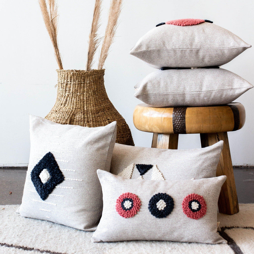 AfriScandi Circles Throw Pillow