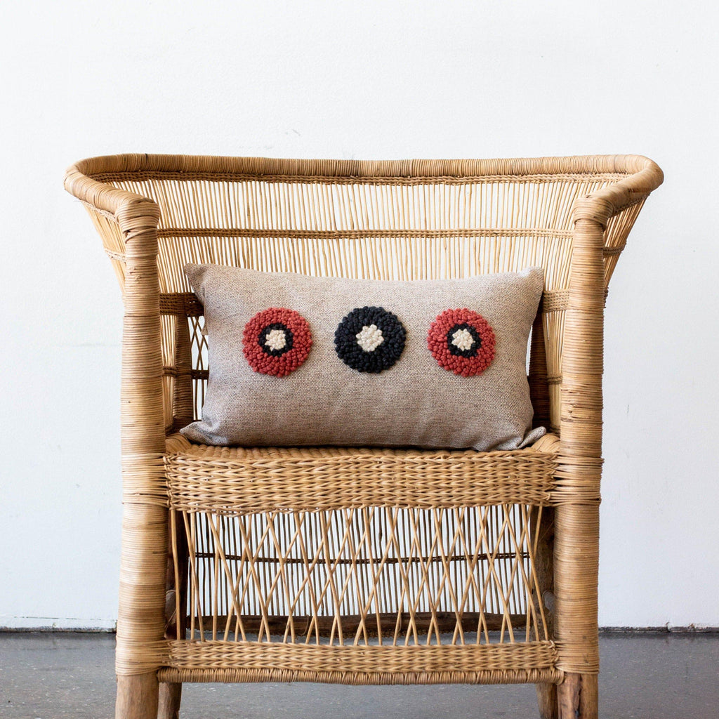 AfriScandi Circles Throw Pillow