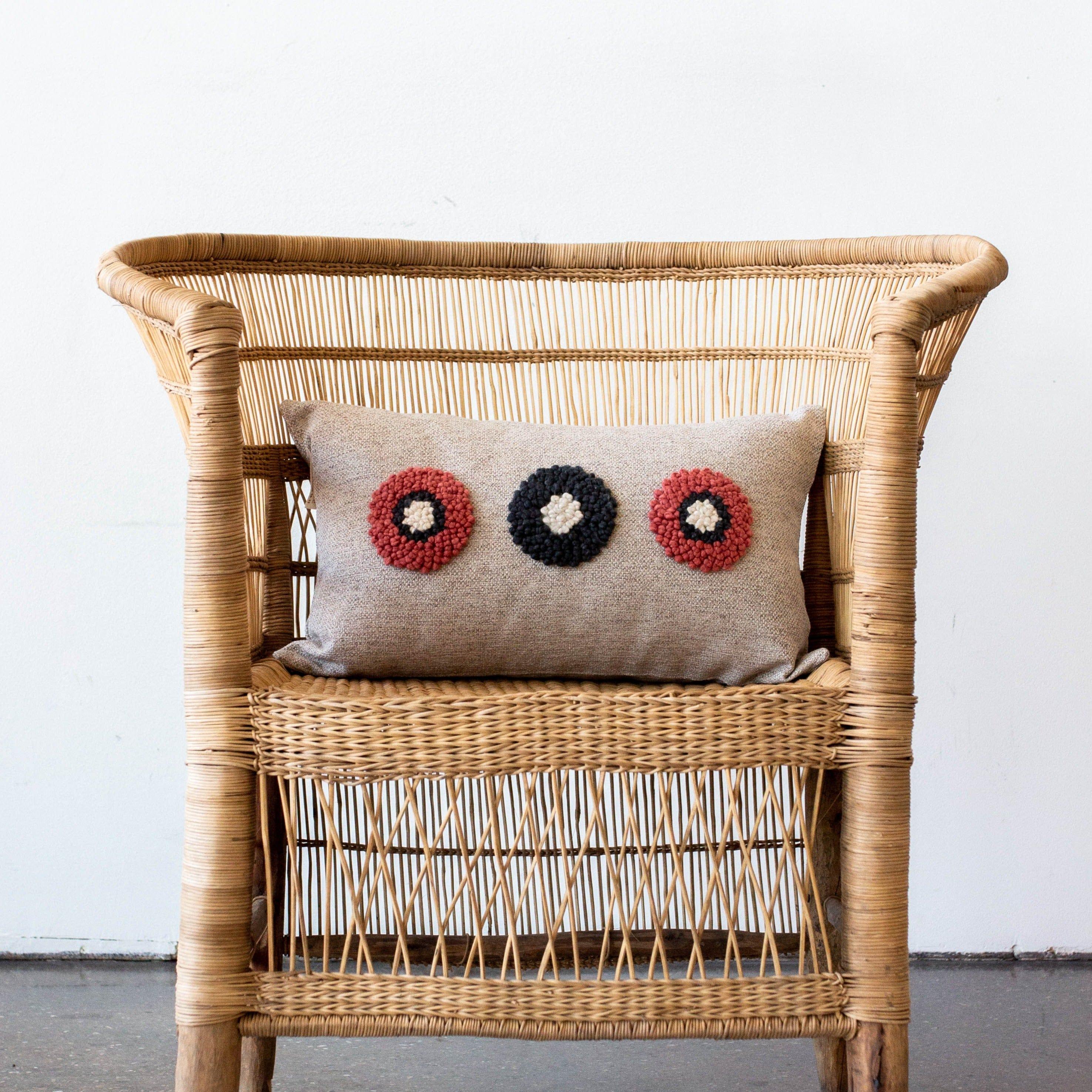 AfriScandi Circles Throw Pillow