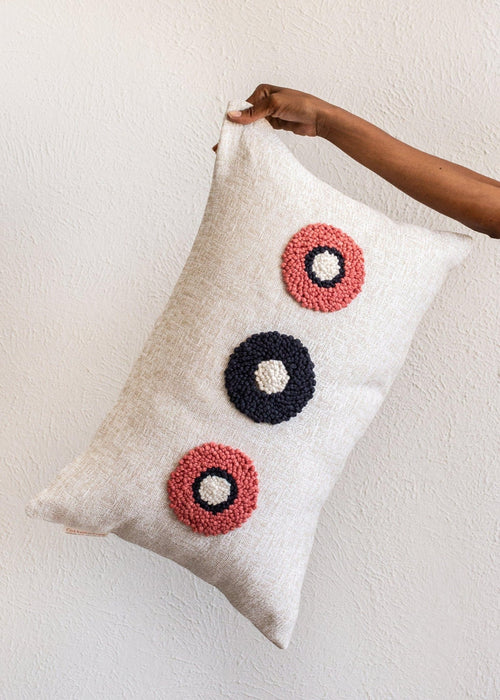AfriScandi Circles Throw Pillow - Che Cose Belle