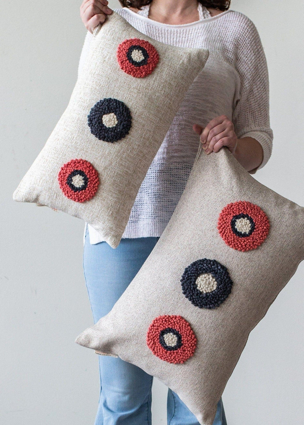 AfriScandi Circles Throw Pillow - Che Cose Belle