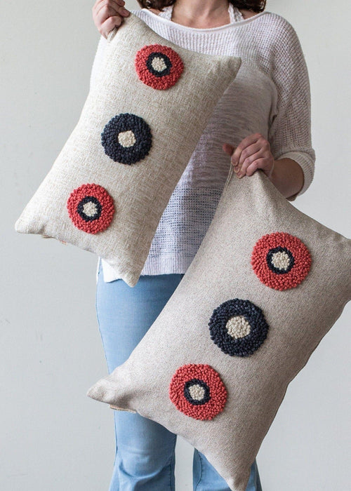 AfriScandi Circles Throw Pillow - Che Cose Belle