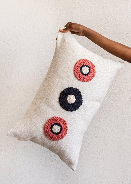 AfriScandi Circles Throw Pillow - Che Cose Belle