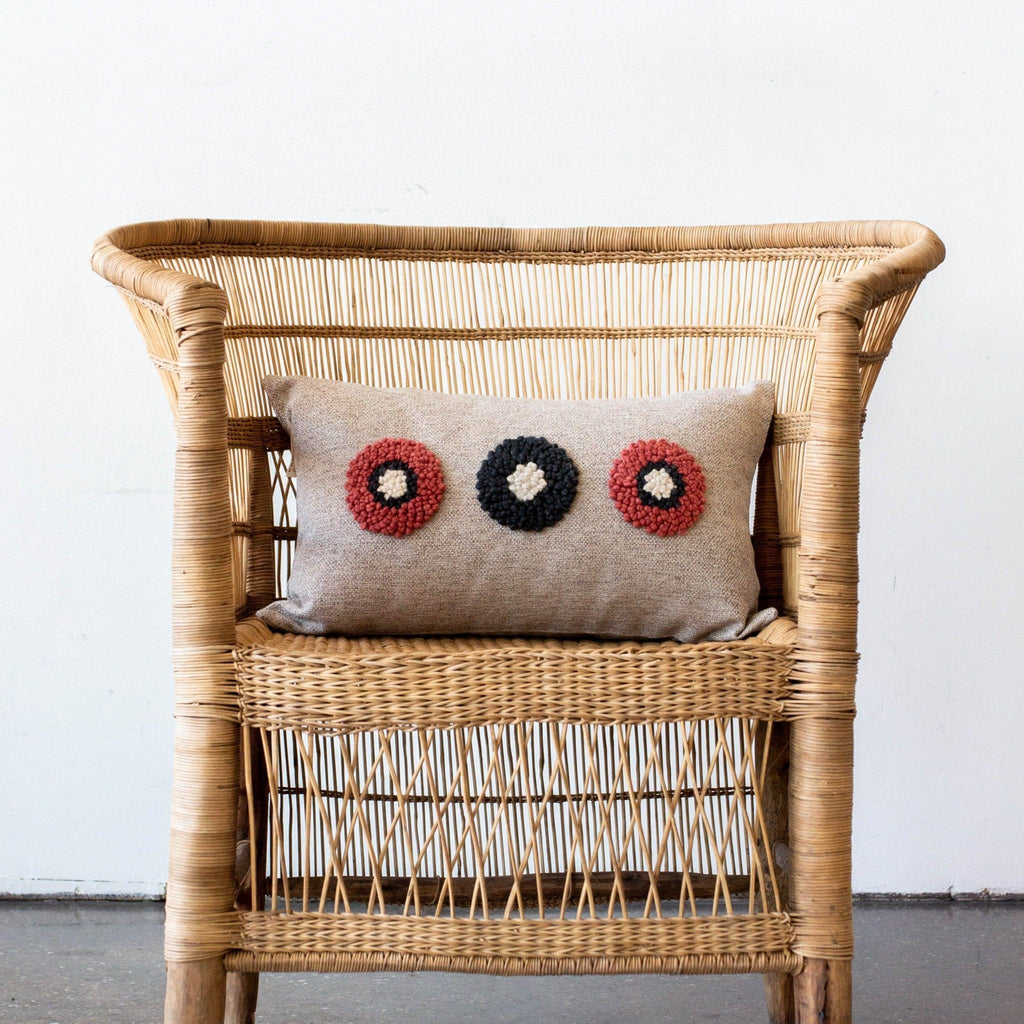 AfriScandi Circles Throw Pillow - Che Cose Belle
