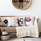 AfriScandi Sunrise Throw Pillow