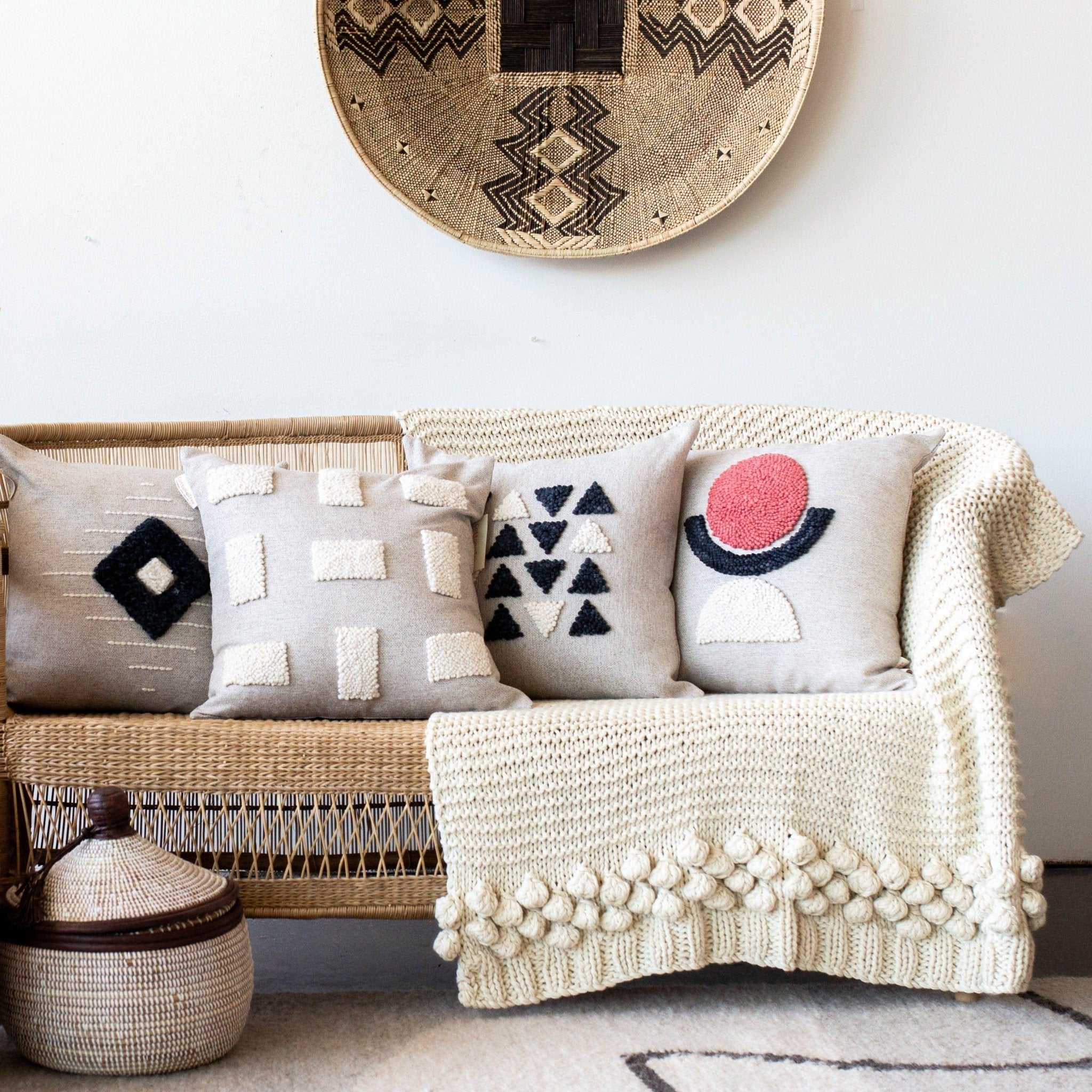 AfriScandi Sunrise Throw Pillow - Che Cose Belle