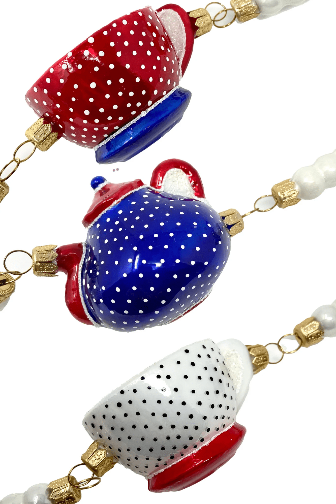 Afternoon Tea Glass Tree Garland - Che Cose Belle