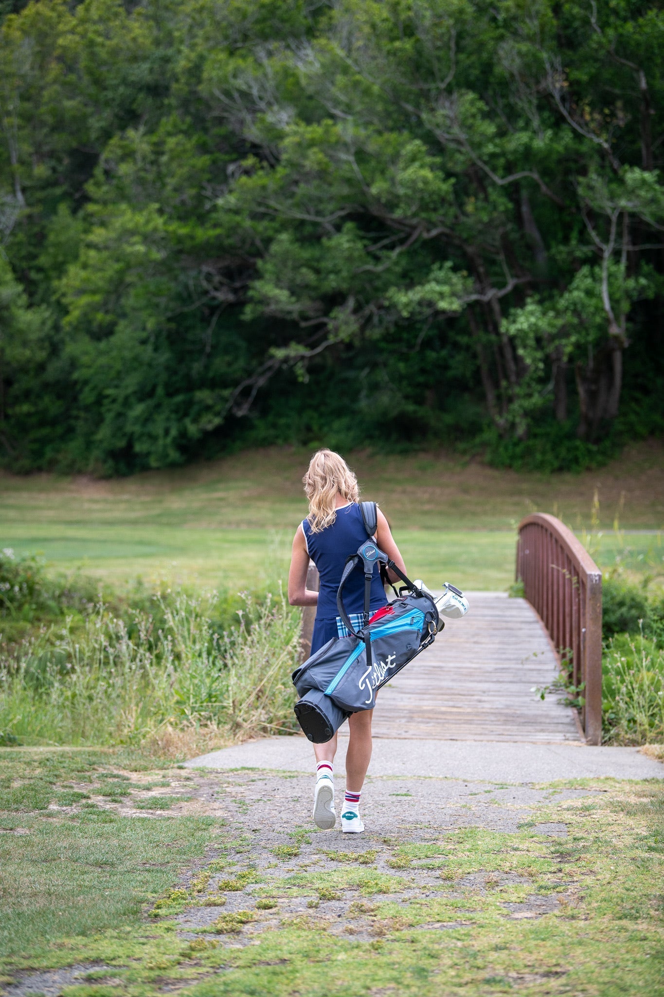 AGGIE BLUE PLAID DRESS - Che Cose Belle