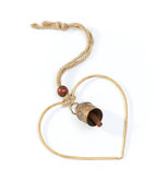 Air Element Heart Bell Wind Chime - Fair Trade Garden - Che Cose Belle