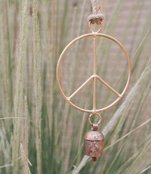 Air Element Peace Bell Wind Chime - Fair Trade Garden - Che Cose Belle