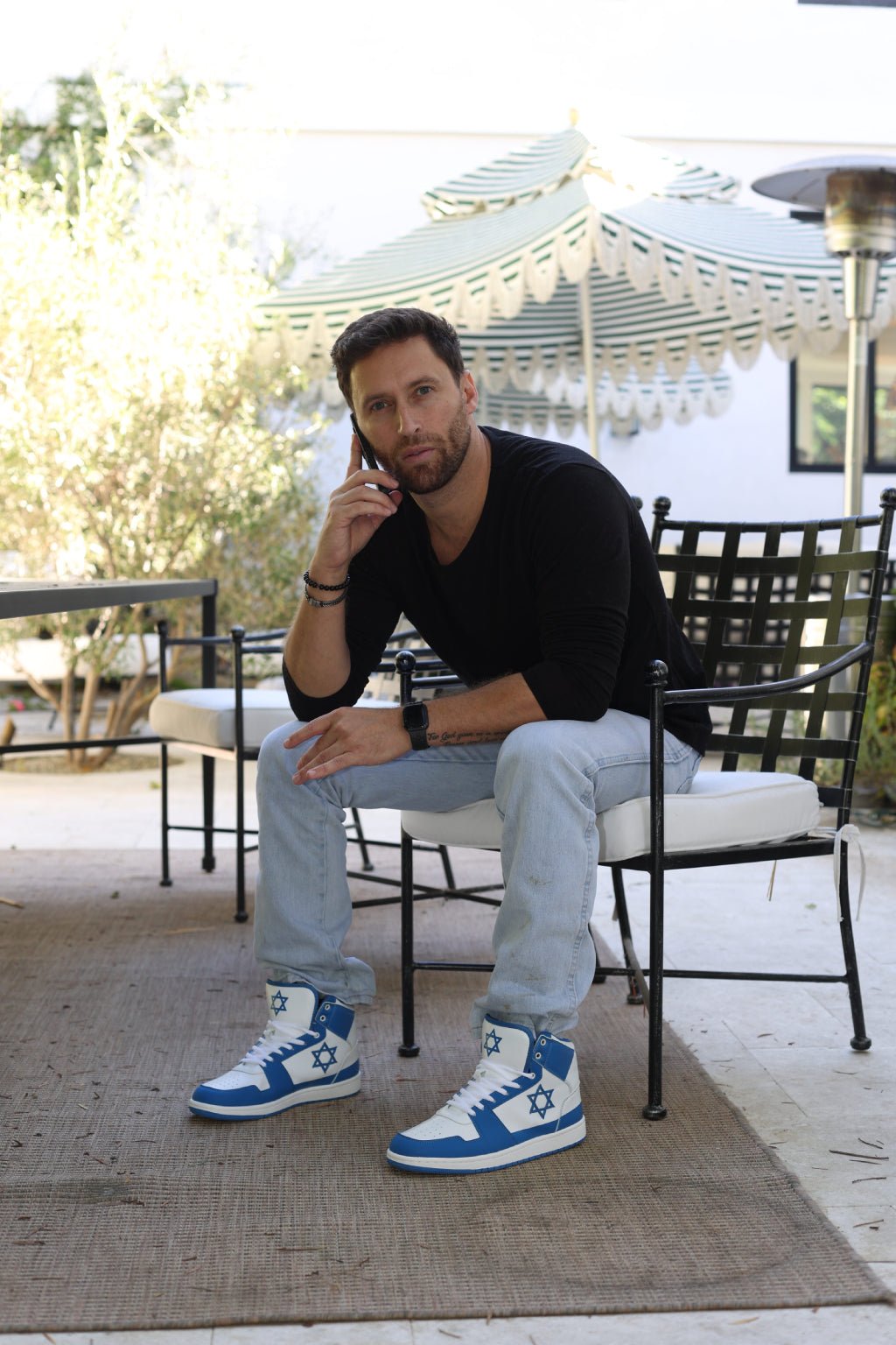 Air Maccabees High Top (Blue) - Che Cose Belle
