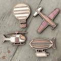 Airplane Wood Magnet Set - Che Cose Belle