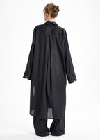 Aitna Black Maxi Shirt Dress - Che Cose Belle