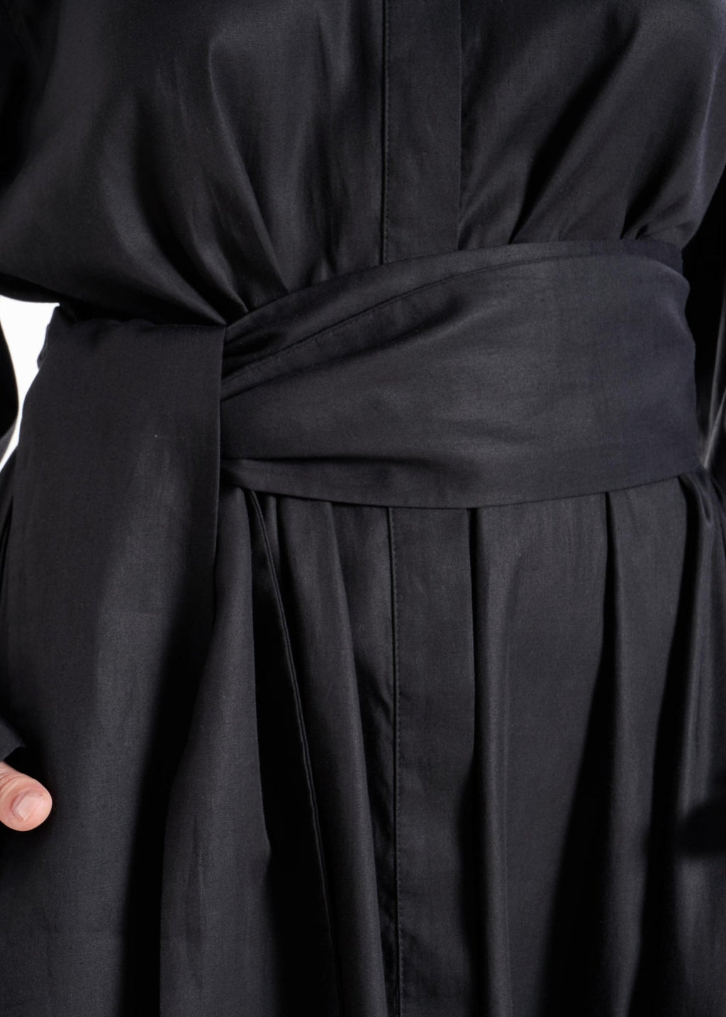 Aitna Black Maxi Shirt Dress - Che Cose Belle