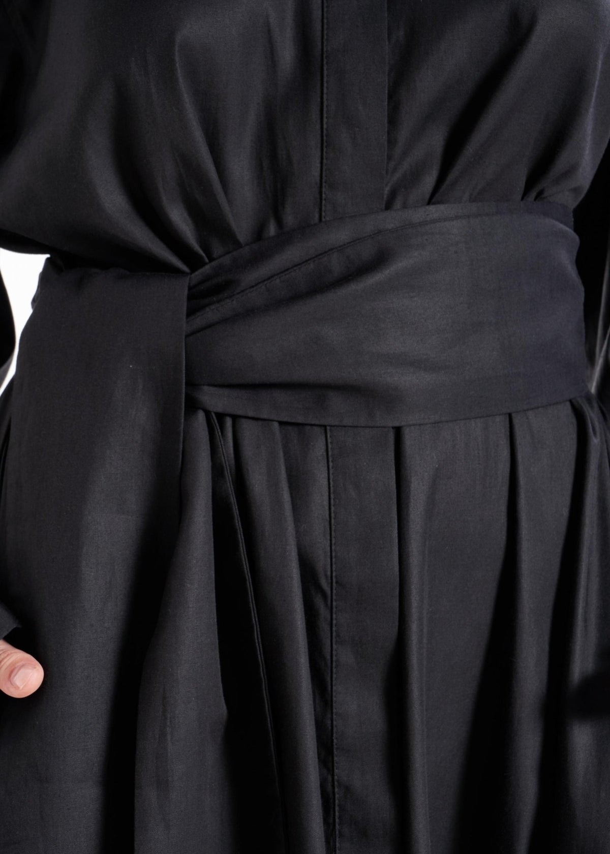 Aitna Black Maxi Shirt Dress - Che Cose Belle