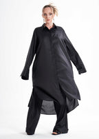 Aitna Black Maxi Shirt Dress - Che Cose Belle