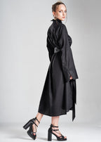 Aitna Black Maxi Shirt Dress - Che Cose Belle