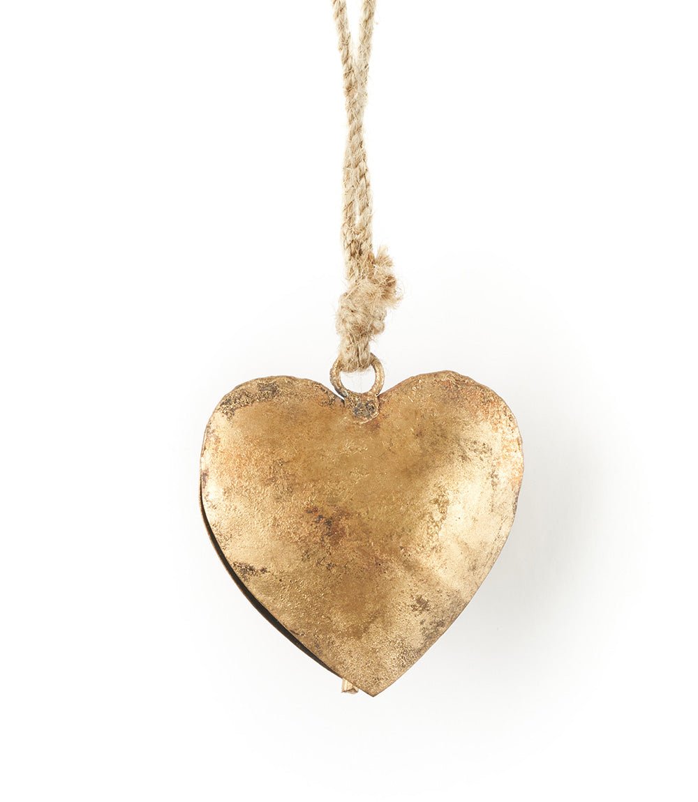 Alaya Heart Wind Chime - Rustic Bell - Che Cose Belle