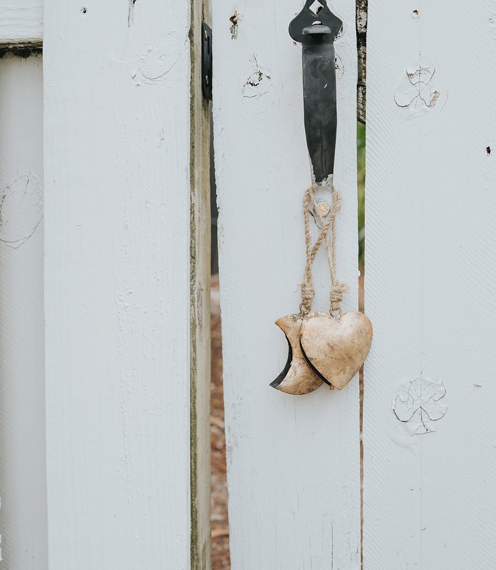 Alaya Heart Wind Chime - Rustic Bell - Che Cose Belle