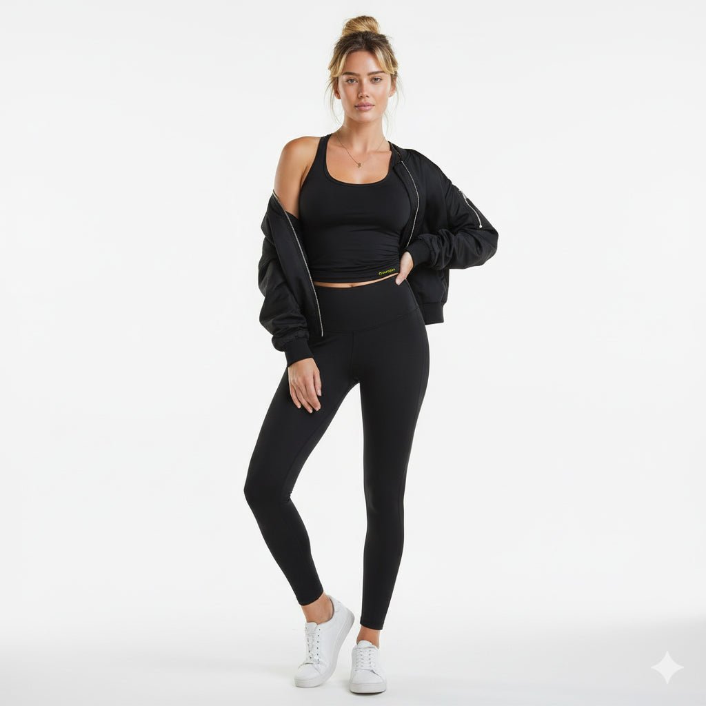 Alexa Black Scoop Neck Tank - Che Cose Belle