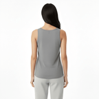 Alexa Grey Scoop Neck Tank - Che Cose Belle