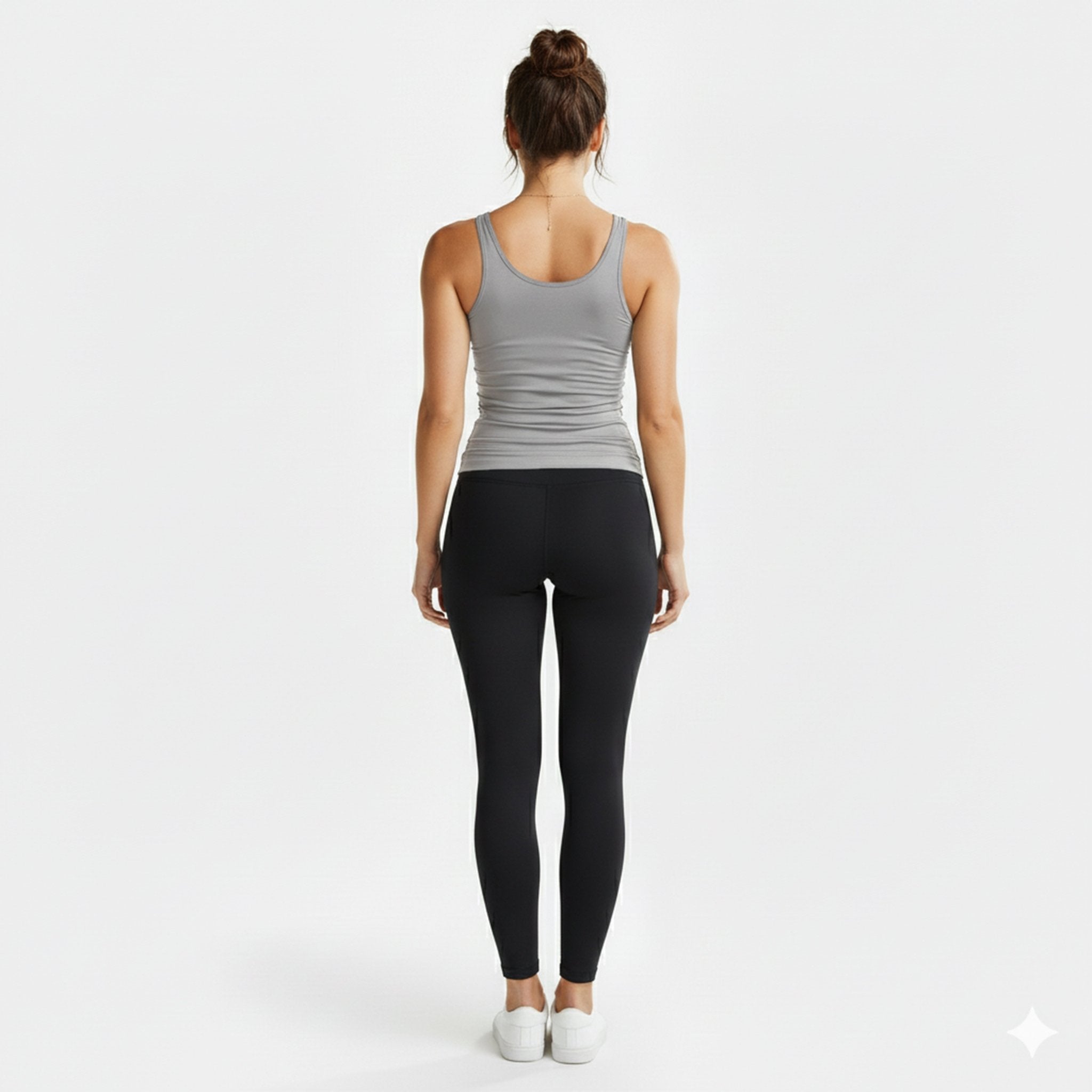 Alexa Grey Scoop Neck Tank - Che Cose Belle