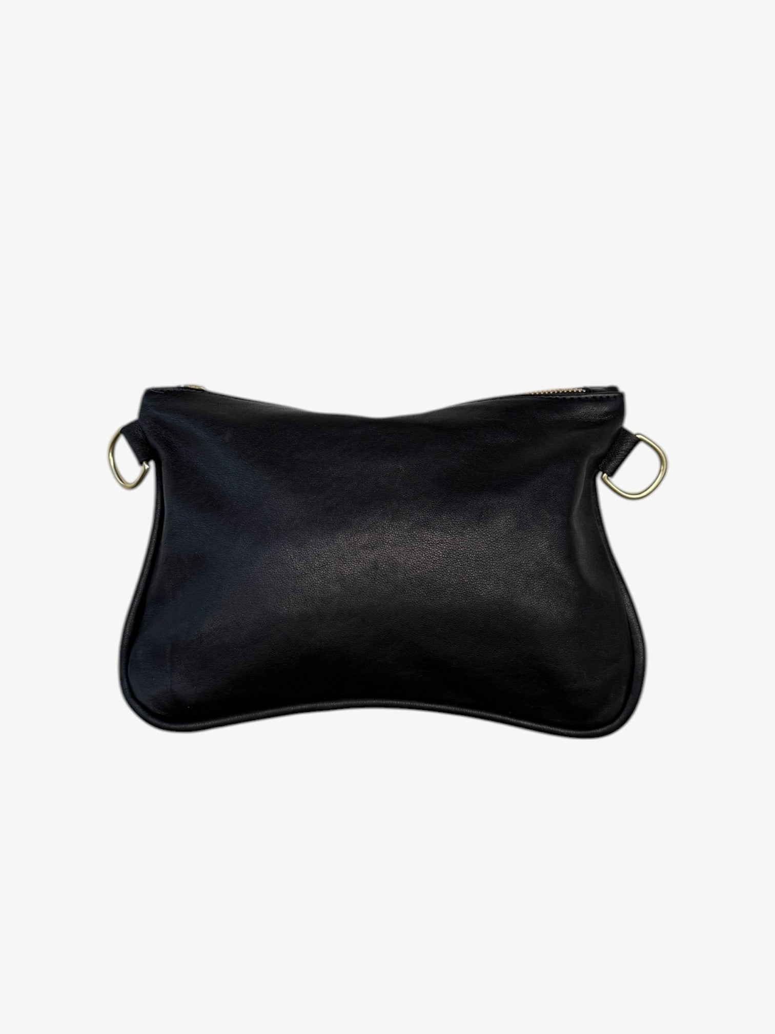 Alice Crossbody Bag, Black Leather - Che Cose Belle