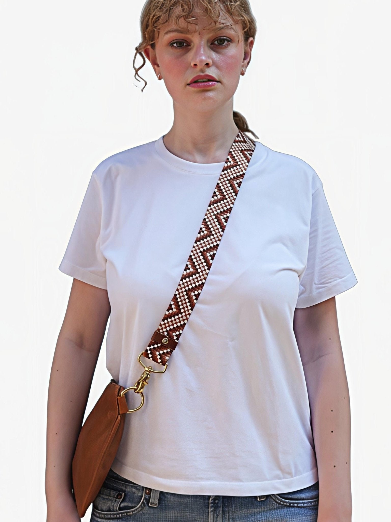 Alice Crossbody Bag, Brown Leather - Che Cose Belle