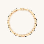 Aligned in Harmony Multi Charm Onyx Bracelet - Che Cose Belle
