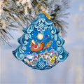 All a Good Night Sculpted Hand-Painted Christmas Ornament by G. DeBrekht - Christmas Santa Snowman Decor - 610279 - Che Cose Belle