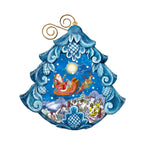 All a Good Night Sculpted Hand-Painted Christmas Ornament by G. DeBrekht - Christmas Santa Snowman Decor - 610279 - Che Cose Belle