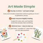 All-in-One Watercolor Art Prints + Postcards: Abstract Botanicals - Che Cose Belle
