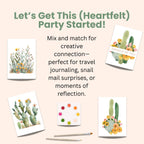 All-in-One Watercolor Art Prints + Postcards: Abstract Botanicals - Che Cose Belle