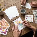 All-in-One Watercolor Art Prints + Postcards: Abstract Botanicals - Che Cose Belle