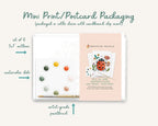 All-in-One Watercolor Art Prints + Postcards: Abstract Botanicals - Che Cose Belle
