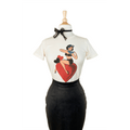 All My Love Fitted Tee in Ivory
