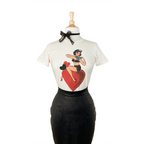 All My Love Fitted Tee in Ivory