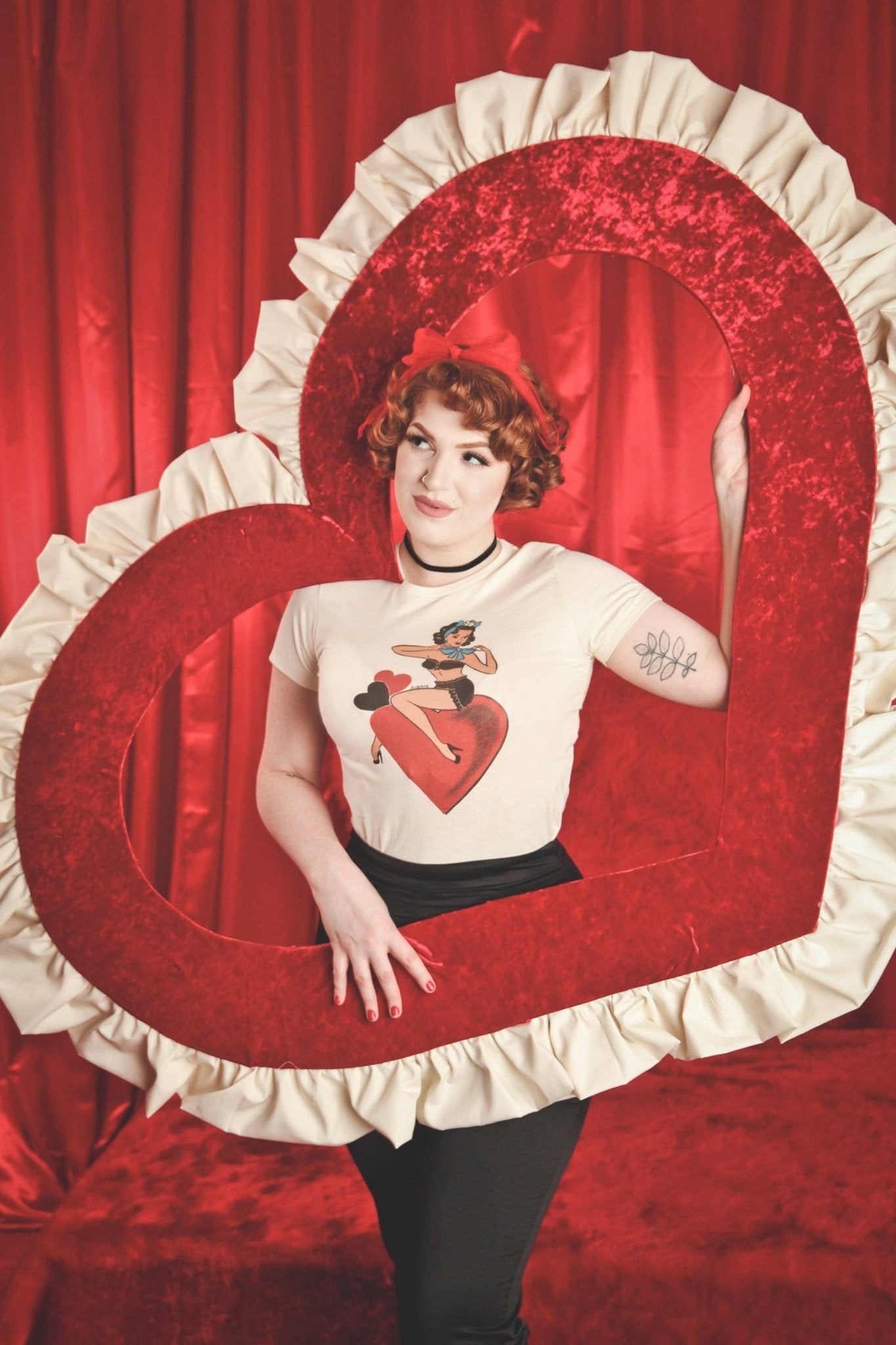 All My Love Fitted Tee in Ivory - Che Cose Belle