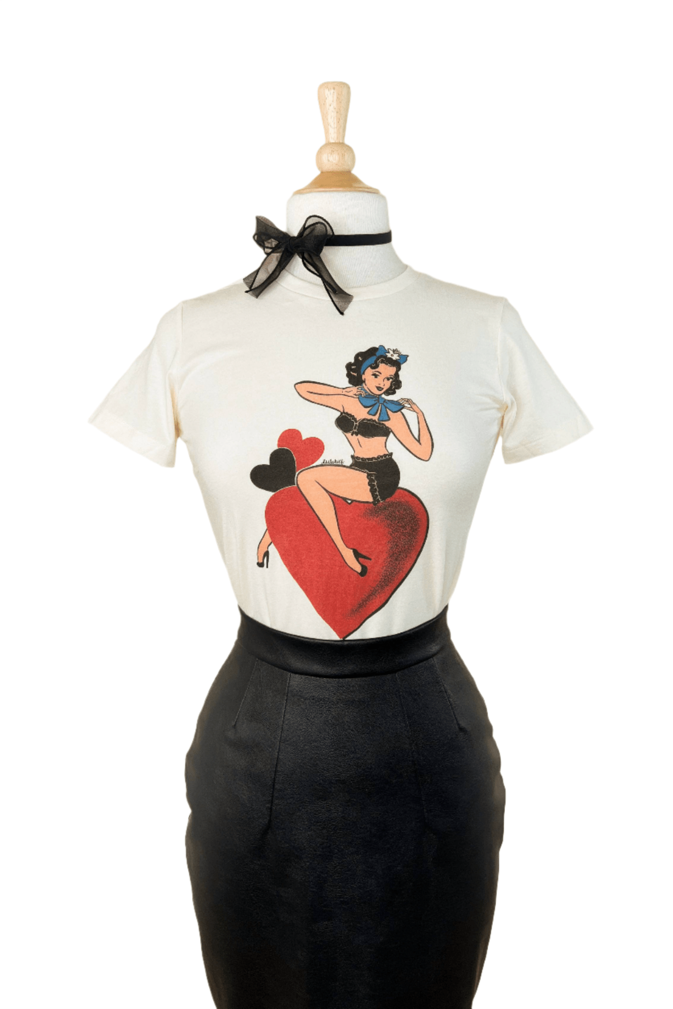 All My Love Fitted Tee in Ivory - Che Cose Belle