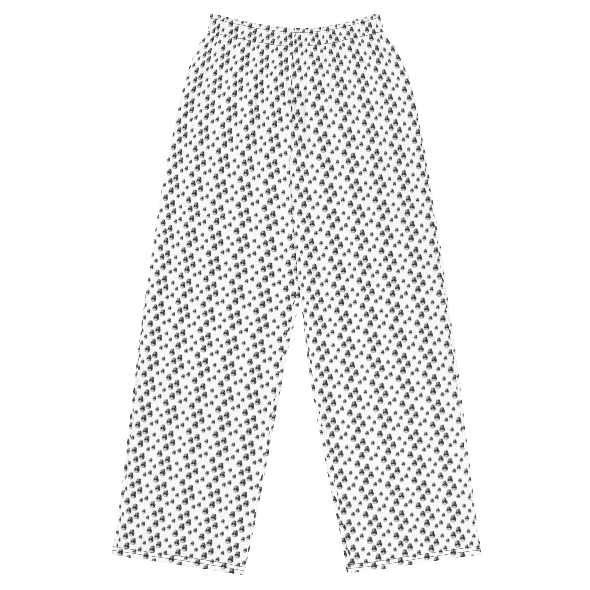 All-over print unisex wide-leg pants